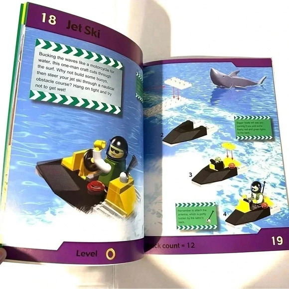 LEGO Busy City Master Builders Book Idea 2000 Manual Paperback NOT FILLED IN NEW - Picture 5 of 7